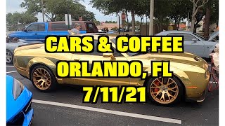 Cars \& Coffee Car Meet Event, 7\/11\/2021, Orlando, Florida