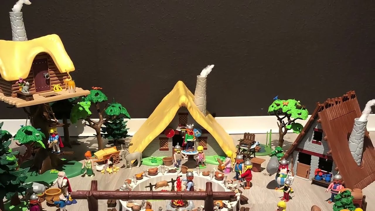 Sammlung Playmobil  Asterix und Obelix Fly over and trought Diorama