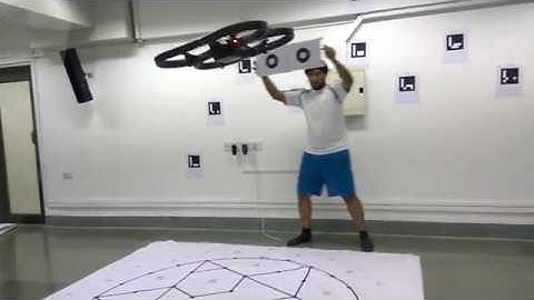 Whycon marker follower ardrone in real world