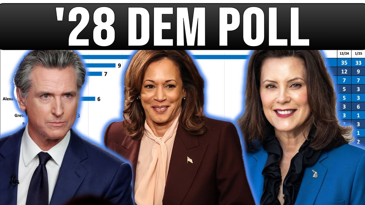 Shock: New Poll shows the 2028 Democratic Primary Race, and TV Host ...