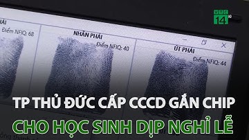 Công an TP Thủ Đức cấp CCCD gắn chip cho học sinh dịp nghỉ lễ | VTC14
