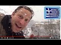 🇬🇷 Does it SNOW in Greece? Winter Hiking on Menalon Trail at Valtesiniko {Budget Travel GREECE}