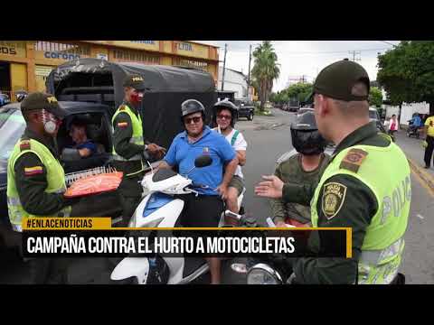 Policía realizó campaña contra el hurto a motocicletas