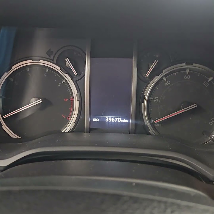 2022 Toyota 4runner Oil Reset - YouTube