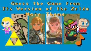 Guess the Game from Its Version of the Zelda Main Theme