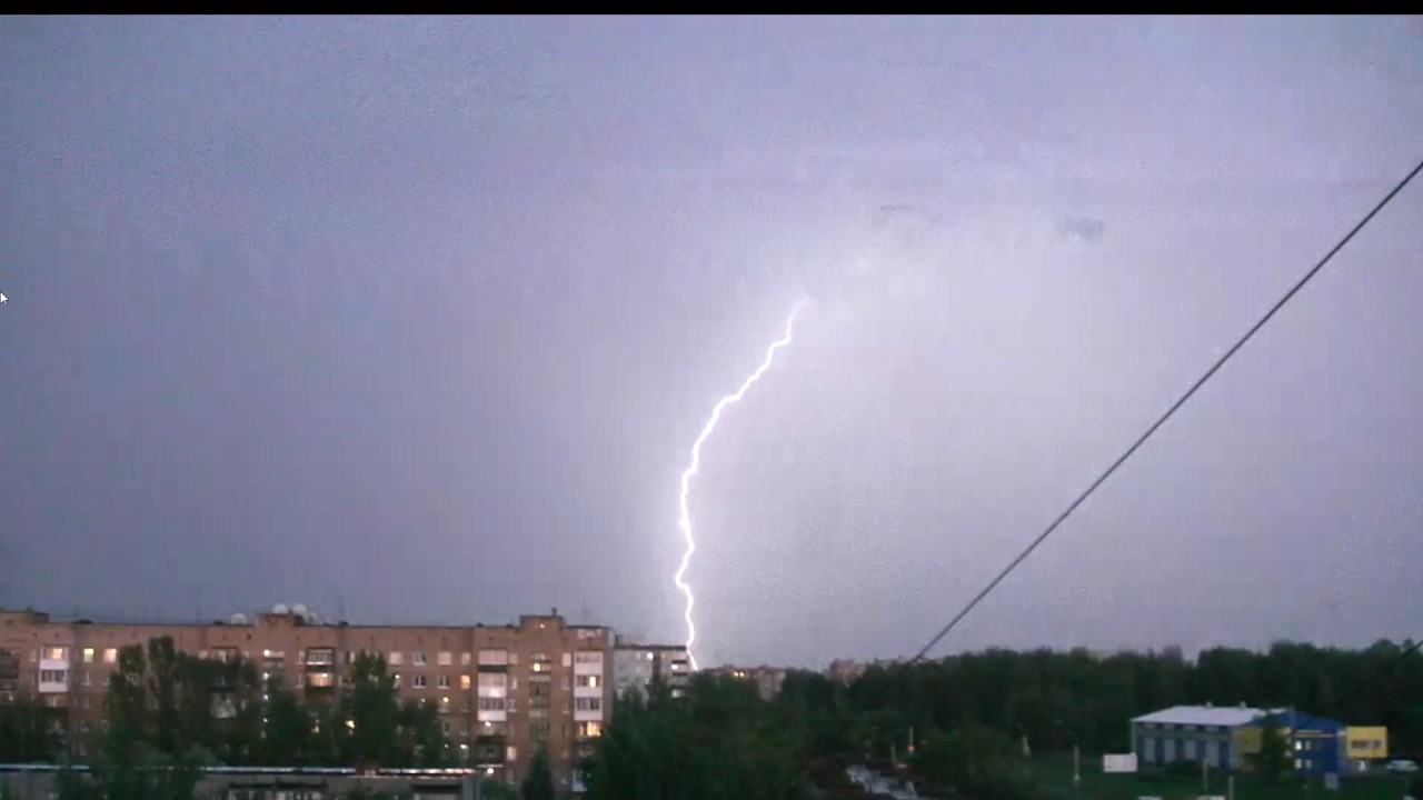 Вспышки молнии - YouTube
