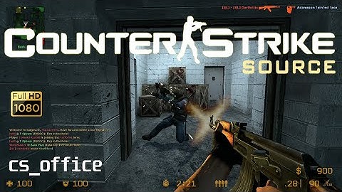 Counter-Strike: Source (2022) - cs_office - Gameplay #43 (PC HD) [1080p60FPS]
