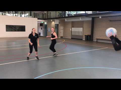 Team Footwork Drill (One Foot Landing & Outside Pivot)