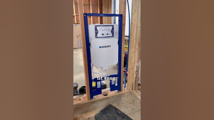 Wall mount toilet install #plumbing101 #homeimprovement #bluecollar #toiletinstall #toilet