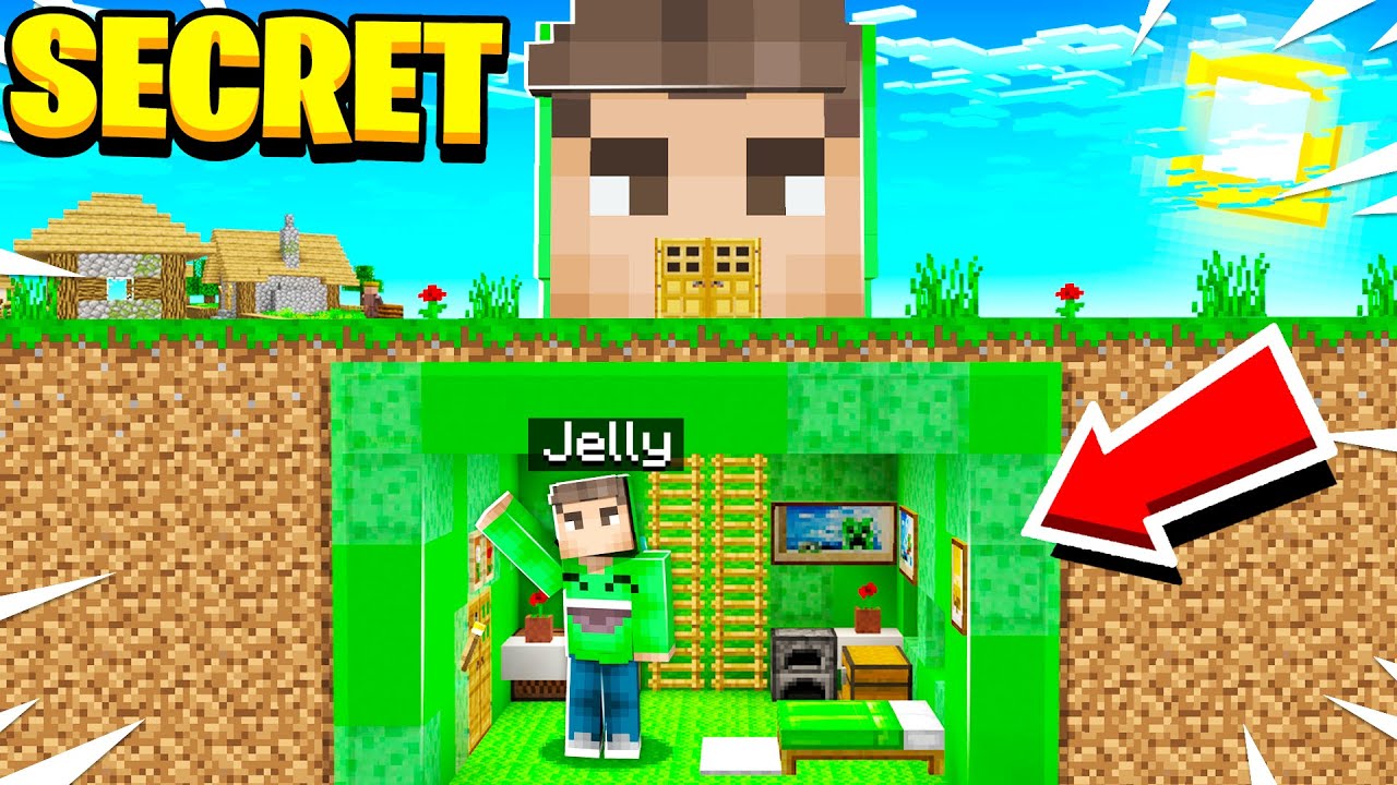 I found JELLY's Secret Minecraft Bunker!