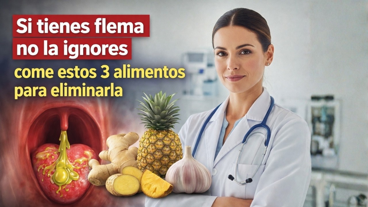 Si tienes flema no la ignores come estos 3 alimentos para eliminarla || Dr. Fernando