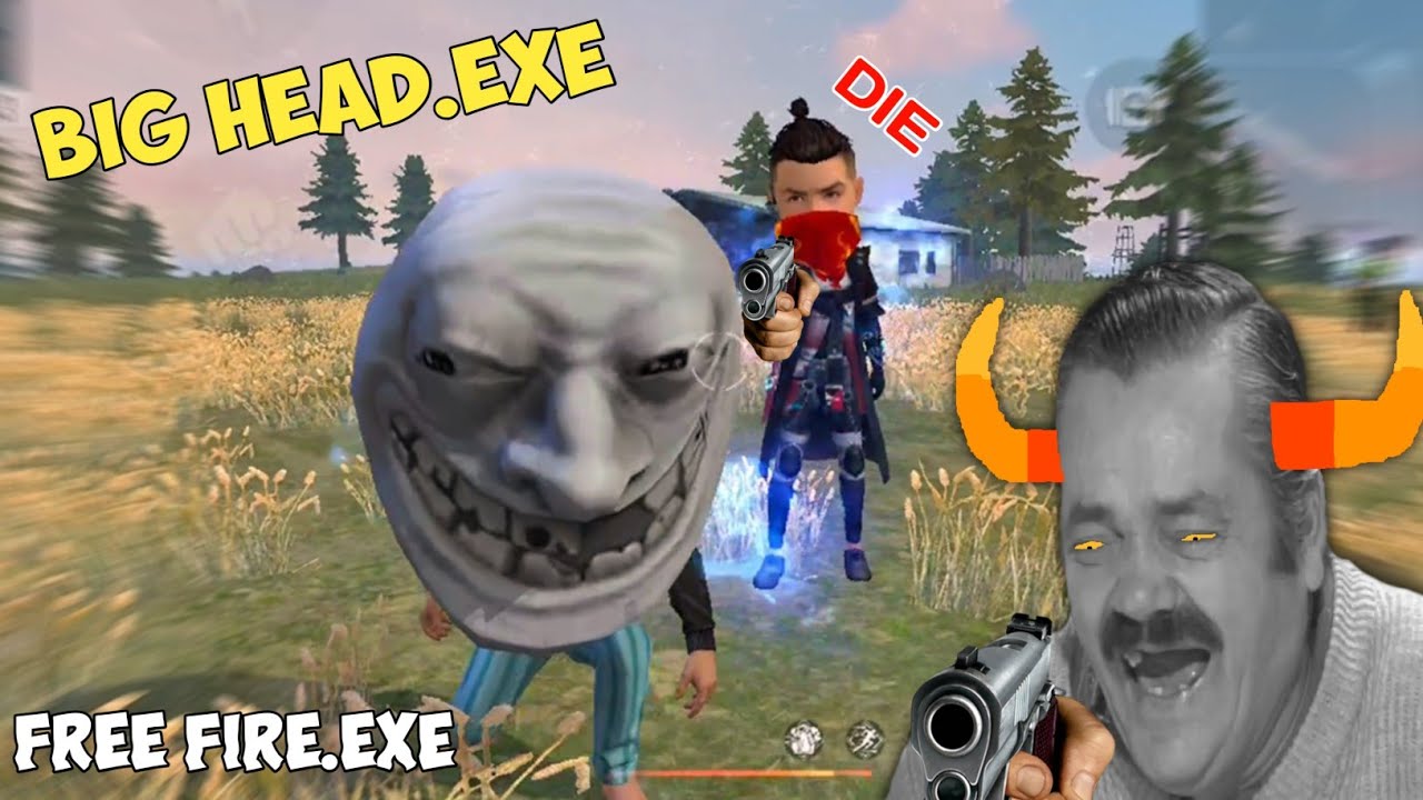 BIG HEAD EXE - FREE FIRE EXE ( ff exe, ff lucu ) 