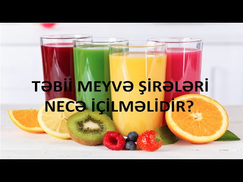 Video: Mağazadan Alınan Meyvə şirələri Sizin üçün Faydalıdır?