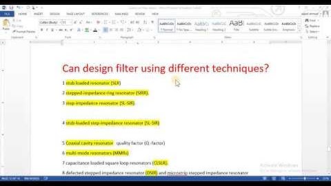techniques to design filter in  CST | HFSS? [L-8/p-1] bandpass filter in hfss cst