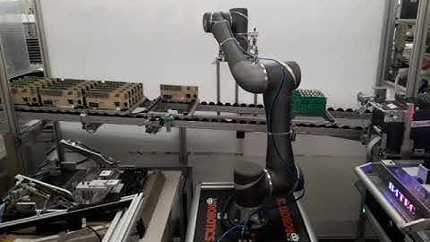 Techman TM5-900 PCB testing manipulation and label marking