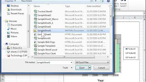 Delete a File - Excel 2010