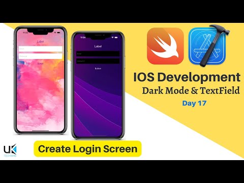 Dark Mode in IOS |How to add Colors |Vector Images|TextField? |Xcode |IOS for Beginners |UKTechians