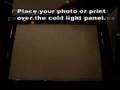 Howto use Backlit Photo Frame (battery)