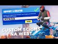 🔴REAL (NA WEST) SCRIMS Custom Matchmaking🔴 SOLOS/DUOS/SQUADS/FORTNITE LIVE!
