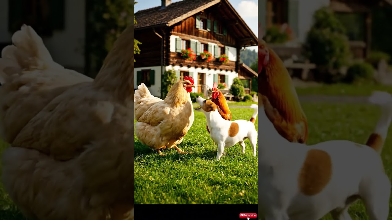 Epic Eagle vs. Obese Chicken in Swiss Farm