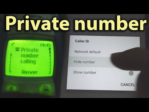 Video: How To Hide A Number On A Nokia Phone