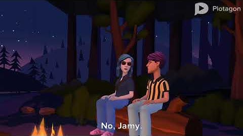 Campfire with an Alien #plotagonaliens