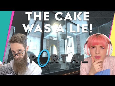 Non-Gamer Plays Portal for the First Time Part 2 - Abby Plays