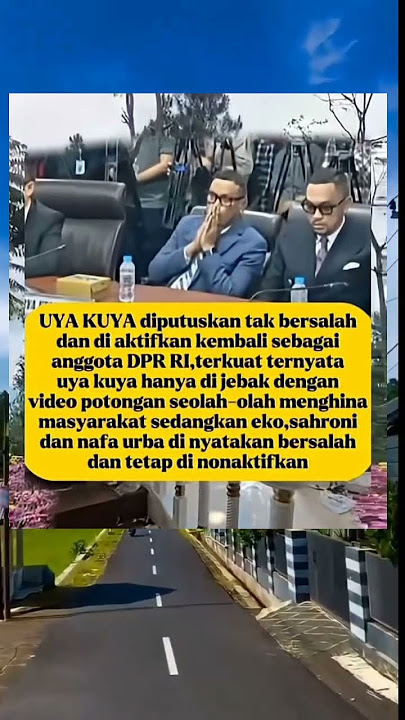 Uya kuya di putuskan tak bersalah dan di aktifkan kembali #shots #artis #artisviral #fyp