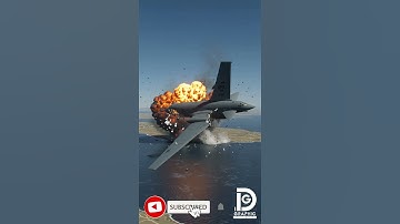 A plane exploding mid-air 💥✈️. #aviation #military #explosion