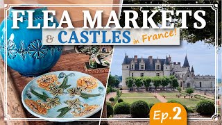 SHOPPING for VINTAGE TREASURES in FRANCE + Visiting Beautiful CASTLES! | Ep.2