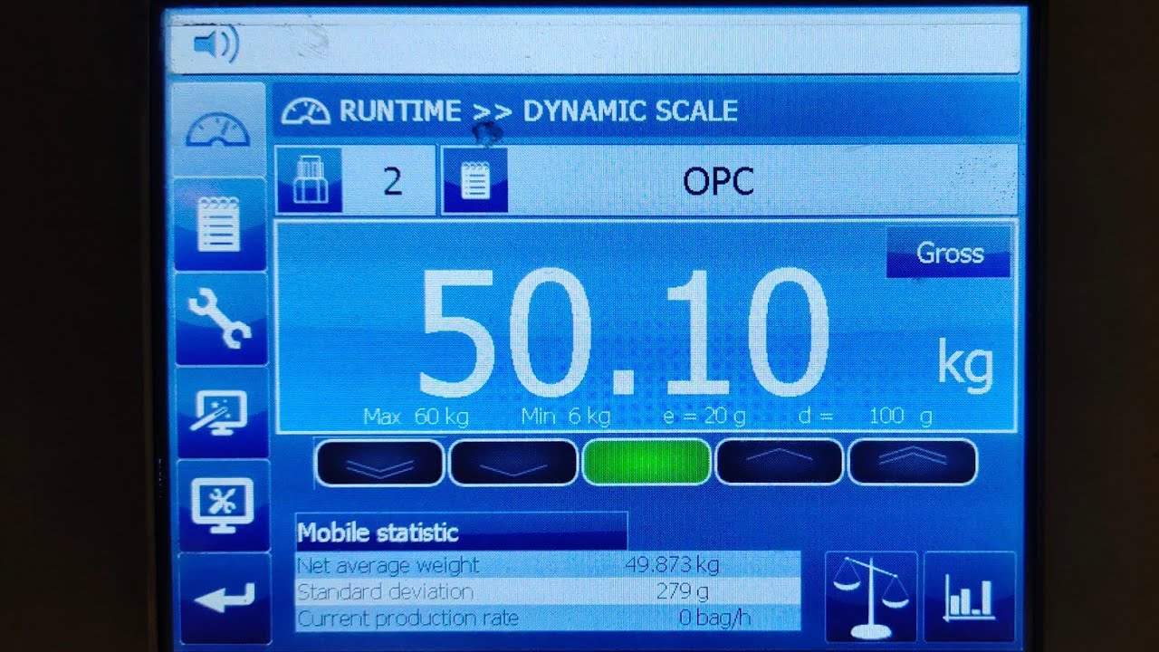 FLS dynamic Calibrate The Checkweigher 07/11/2021
