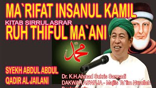 MAKRIFAT INSAN KAMIL, RUH THIFUL MA'ANI, Syekh Abdul Qadir Jailani, Dr.K.H.Ahmad Sukris Sarmadi
