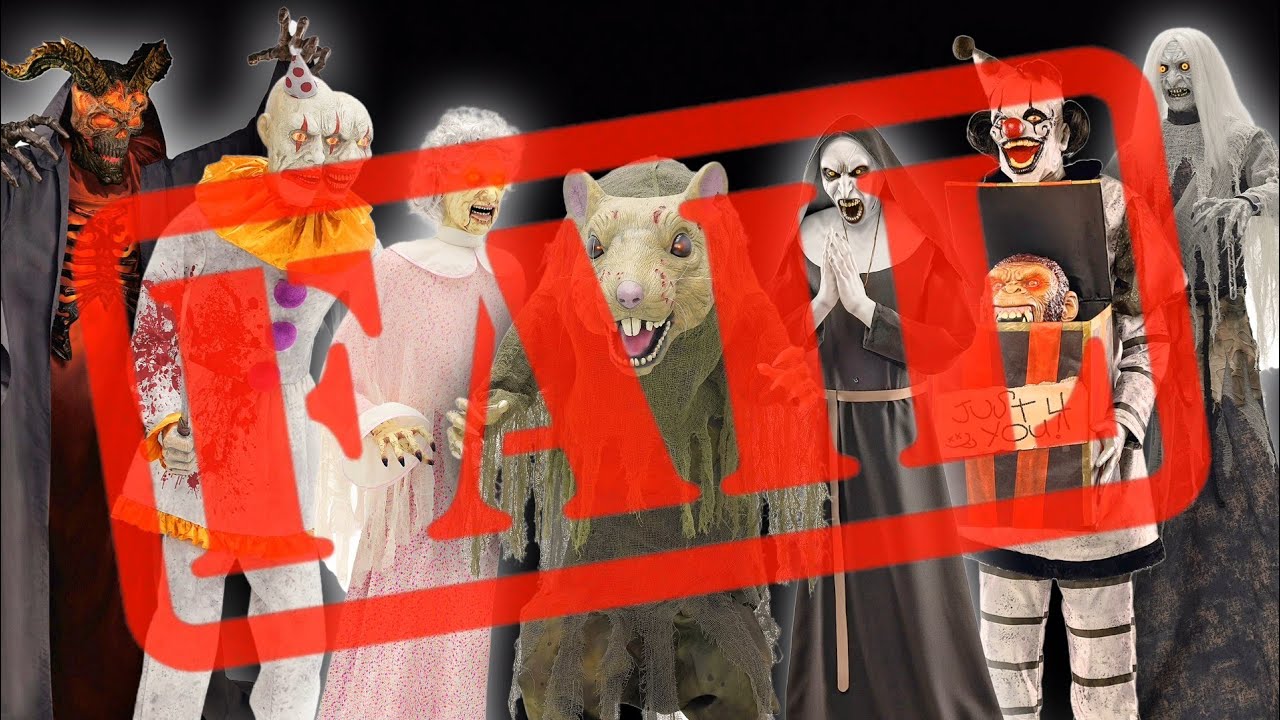 Провал аниматроники Spirit Halloween 2025