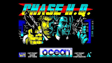 Chase HQ #4K #HQ intro + music theme + gameplay high quality ZX #Spectrum opening (1989)