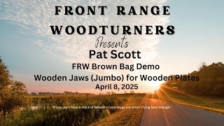 Pat Scott Making Wooden Jaws (Jumbo) for Wooden Plates
