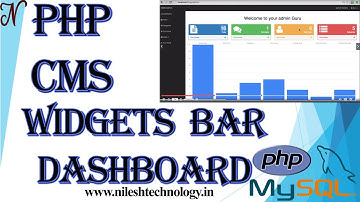 #23. CMS Admin Dashboard Design Bar Chart | CMS Blog Application | PHP and MySQL | 2020