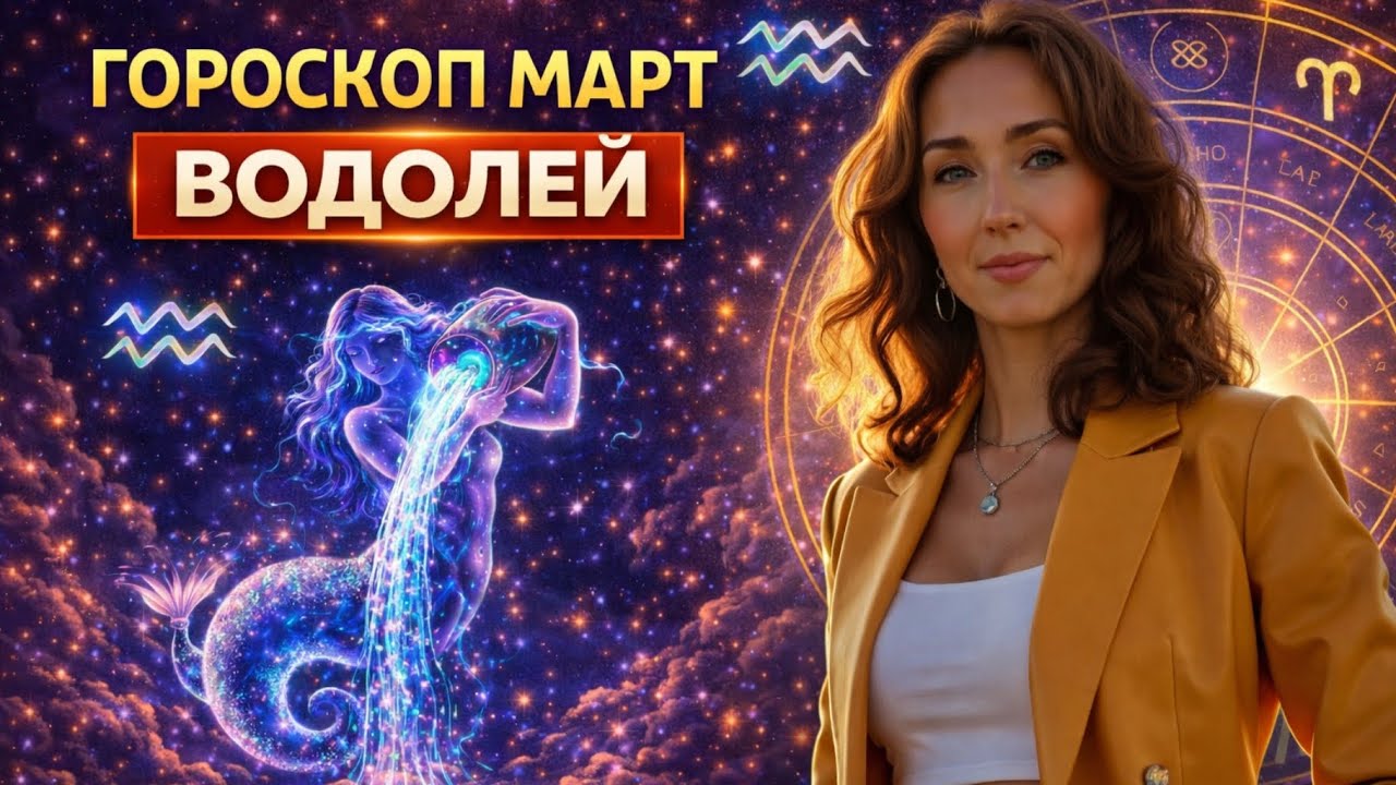 ВОДОЛЕЙ ♒️ ГОРОСКОП НА МАРТ ОТ ТАТЬЯНЫ ИВАНОВСКОЙ 