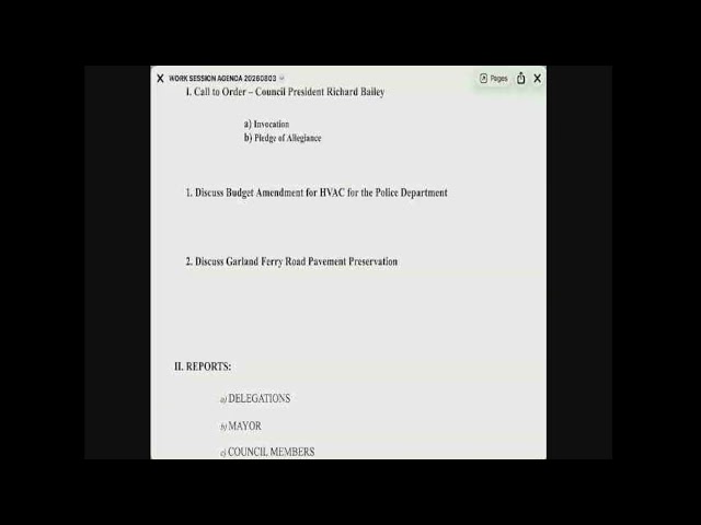 City of Scottsboro - City Council Meeting - 8/3/2026