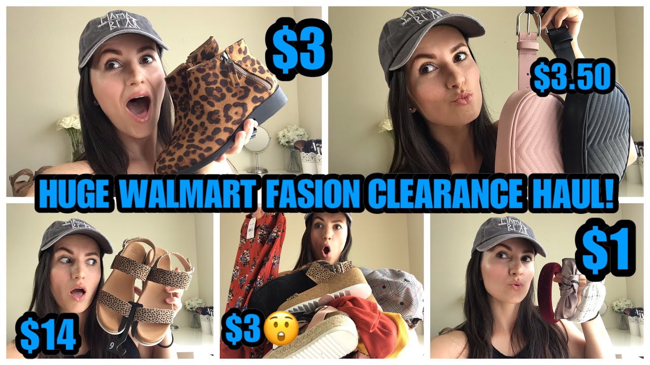 WALMART FASHION HAUL 2020! | Walmart CLEARANCE FINDS| Time And Tru, Shoes, accessories, Clothing! 😮🤩