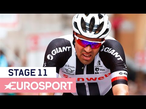 Wideo: Giro d'Italia 2018: Yates zwiększa prowadzenie dzięki zwycięstwu na 11. etapie; Zdystansowany