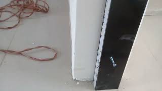 CARA PASANG KUSEN PINTU ALUMINIUM