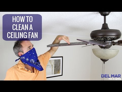 How To Clean A Ceiling Fan Youtube