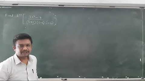 Inverse Laplace Transform by partial fraction method