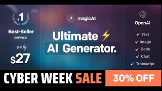 MagicAI Review: OpenAI's All-in-One SaaS - Content, Text, Image, Chat, Code Gen!