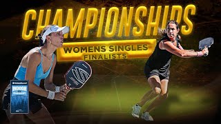 Salome Devidze vs Paris Todd at the Pickleball Central Indoor USA Championships