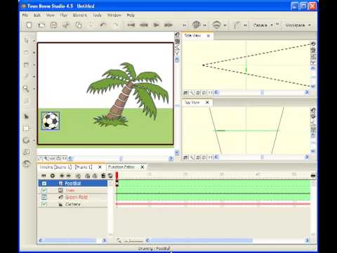 ToonBoom basic animation tutorial - how to animate a ball