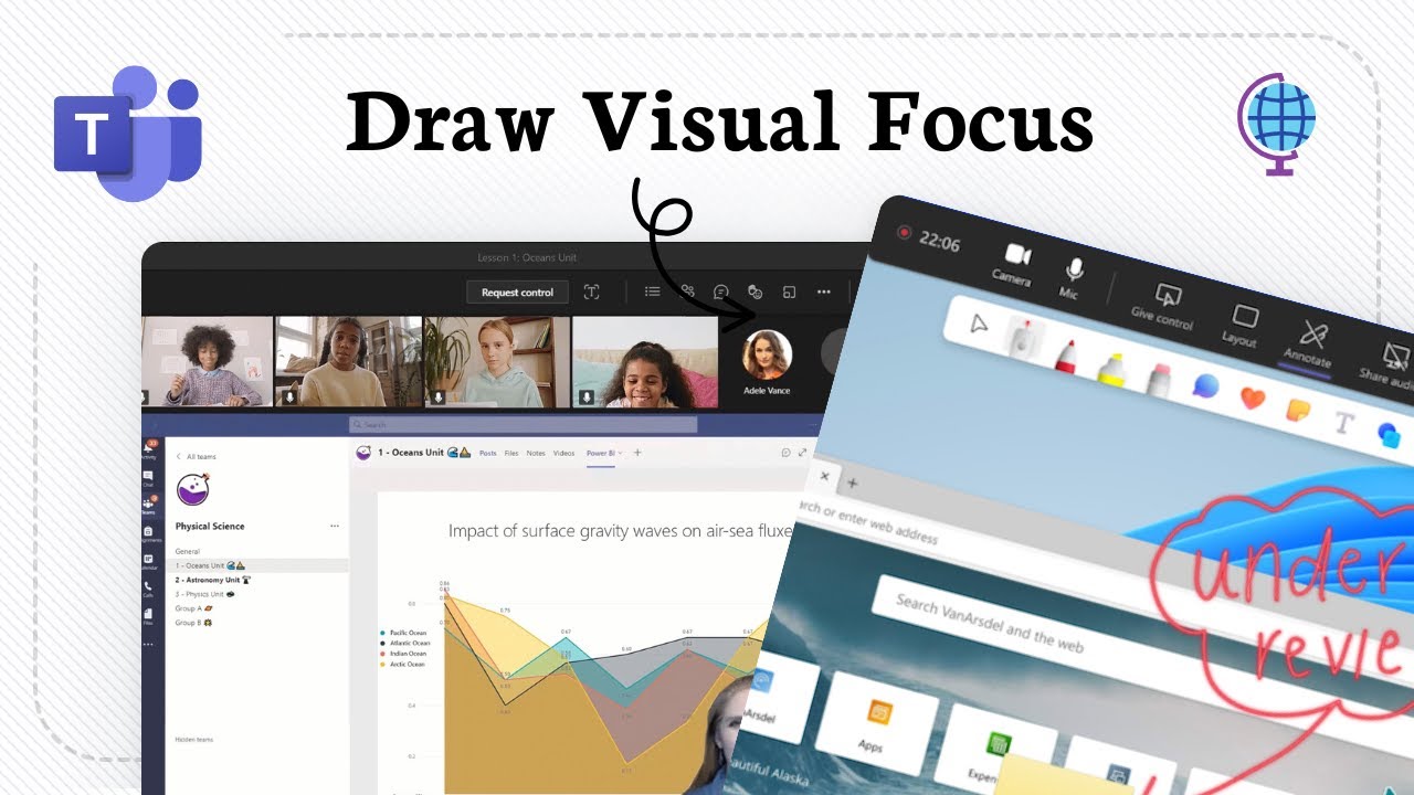 How to insert shapes while presenting in Microsoft Teams - YouTube
