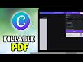 How To Make Canva PDF Editable (2026) - Make Fillable PDF Forms In Canva