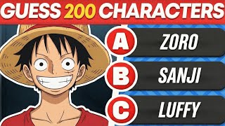 GUESS 200 ONE PIECE CHARACTERS IN 3 SECONDS💯⏰ [SUPER EASY-IMPOSSIBLE] screenshot 5