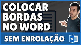 Como Colocar Bordas no Word